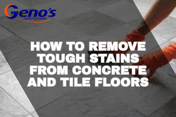 Tough Stains from Concrete